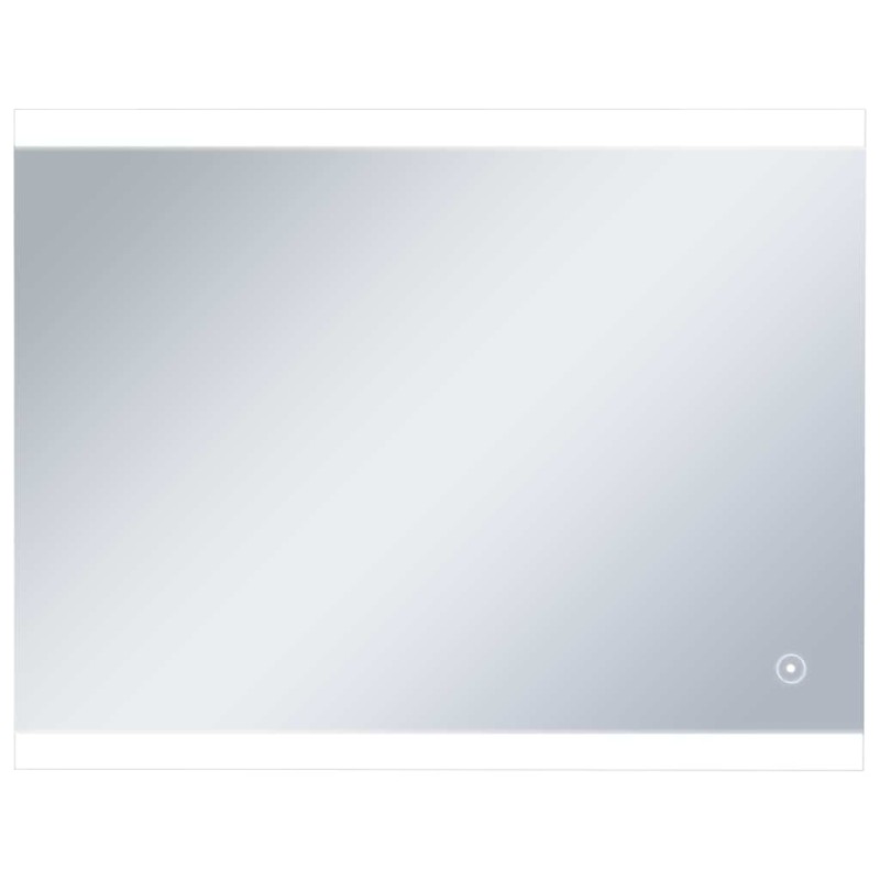 vidaXL Καθρέφτης Μπάνιου Τοίχου με LED/Αισθητήρα Κίνησης 80 x 60 εκ.
