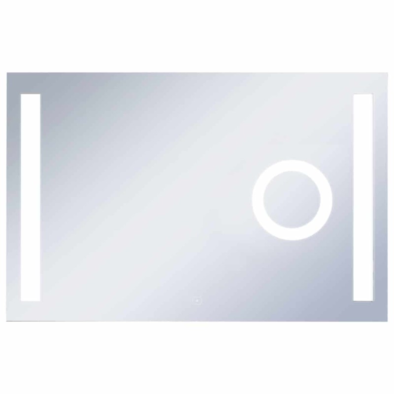 vidaXL Καθρέφτης Μπάνιου Τοίχου με LED/Αισθητήρα Κίνησης 100 x 60 εκ.