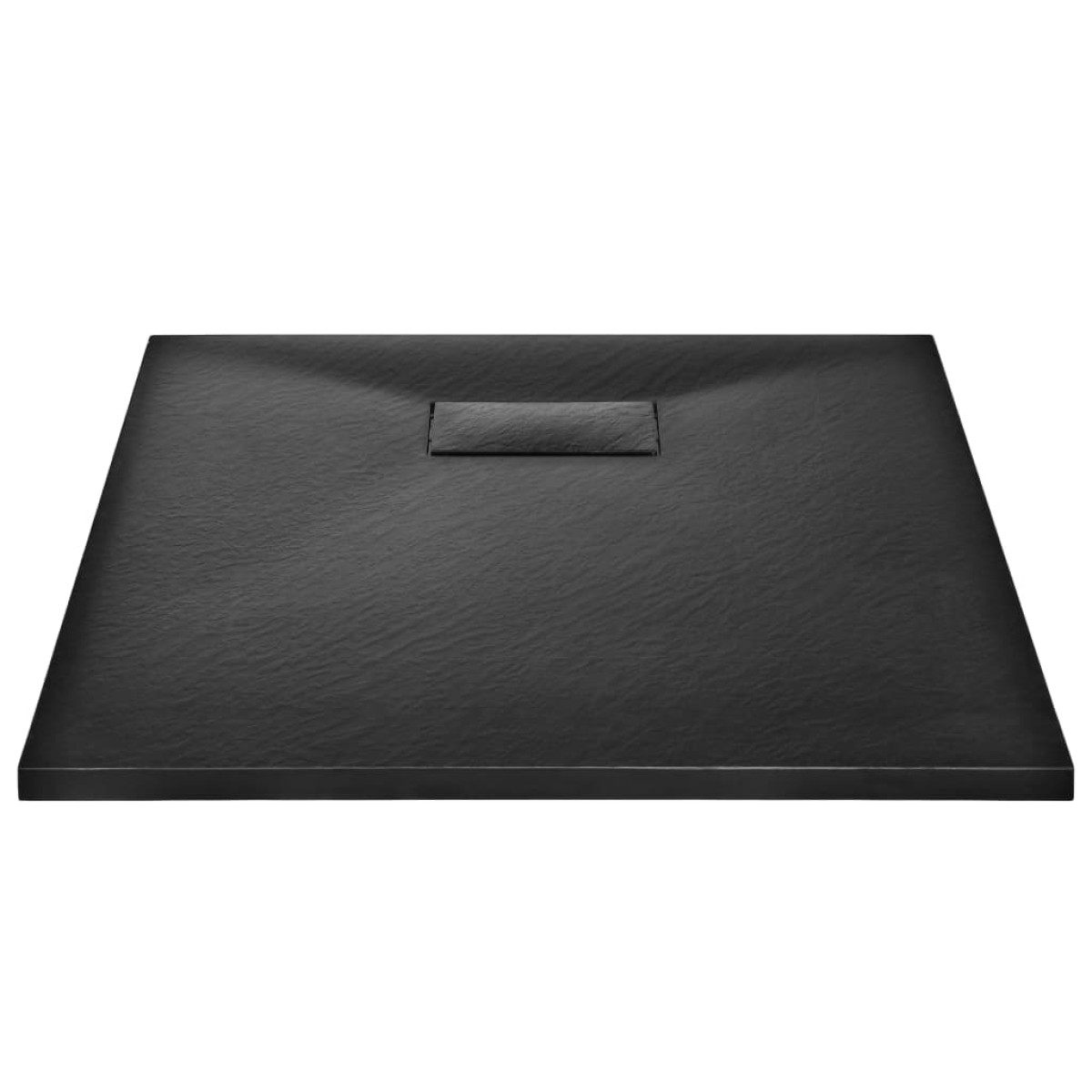 vidaXL Βάση Ντουζιέρας Μαύρη 90 x 70 εκ. από SMC