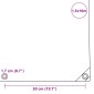 vidaXL Μουσαμάς Πράσινος 1,5 x 10 μ. 650 γρ./μ.²