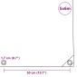 vidaXL Μουσαμάς Πράσινος 5 x 6 μ. 650 γρ./μ.²