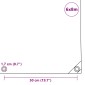 vidaXL Μουσαμάς Πράσινος 6 x 8 μ. 650 γρ./μ.²
