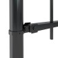 vidaXL Κάγκελα Περίφραξης με Λόγχες Μαύρα 1,7 x 1,2 μ. από Χάλυβα