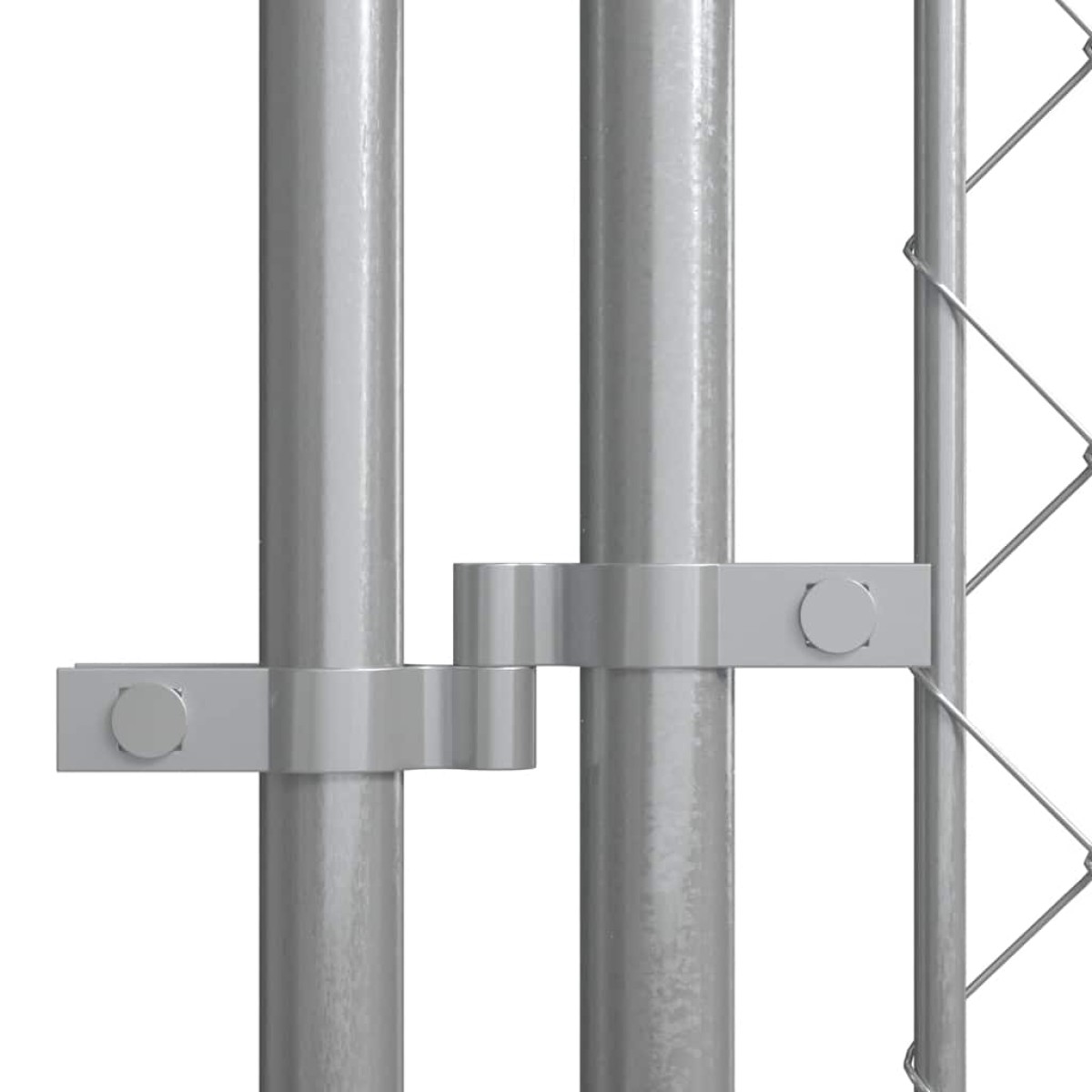 vidaXL Κλουβί Σκύλου Εξωτερικού Χώρου 8 x 4 x 2,3 μ. με Στέγαστρο