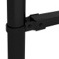 vidaXL Κάγκελα Περίφραξης με Λόγχες Μαύρα (1,25-1,5) x 1,7 μ. Ατσάλινα