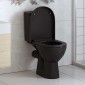 vidaXL Κάλυμμα Λεκάνης με Soft Close & Quick Release Μαύρο