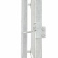 vidaXL Κλουβί Σκύλου Εξωτερικού Χώρου 760x760x185 εκ. Γαλβαν. Ατσάλι