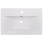 vidaXL Νιπτήρας Ένθετος Λευκός 61 x 39,5 x 18,5 εκ. Κεραμικός