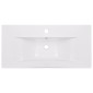 vidaXL Νιπτήρας Ένθετος Λευκός 81 x 39,5 x 18,5 εκ. Κεραμικός