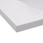 vidaXL Νιπτήρας Ένθετος Λευκός 81 x 39,5 x 18,5 εκ. Κεραμικός