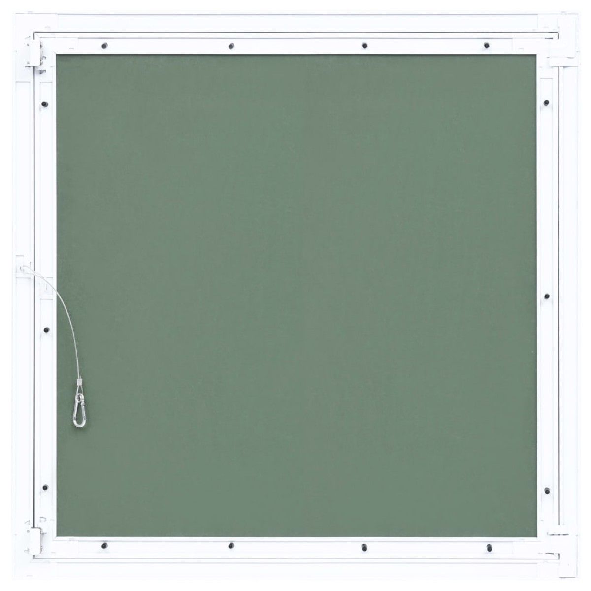 vidaXL Θυρίδα Επίσκεψης Γυψοσανίδας 700 x 700 χιλ. Σκελετός Αλουμινίου