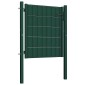 vidaXL Πόρτα Περίφραξης Πράσινη 100 x 81 εκ. από PVC / Ατσάλι