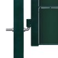 vidaXL Πόρτα Περίφραξης Πράσινη 101 x 100 εκ. από PVC / Ατσάλι