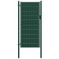 vidaXL Πόρτα Περίφραξης Πράσινη 100 x 204 εκ. από PVC / Ατσάλι