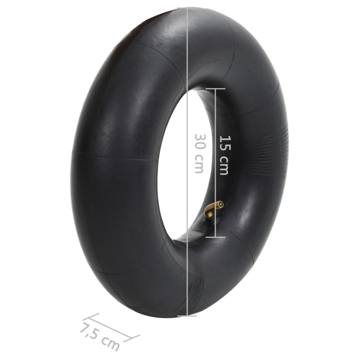 vidaXL Σαμπρέλες για Καρότσι 2 τεμ. 13x5.00-6 από Καουτσούκ