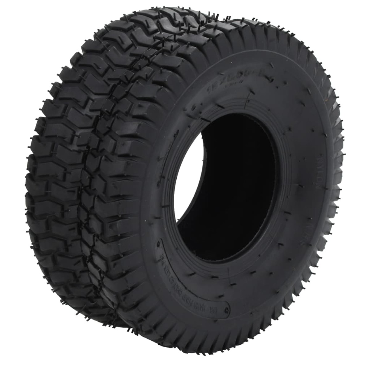 vidaXL Λάστιχα για Καρότσι 2 τεμ. 15x6.00-6 4PR από Καουτσούκ