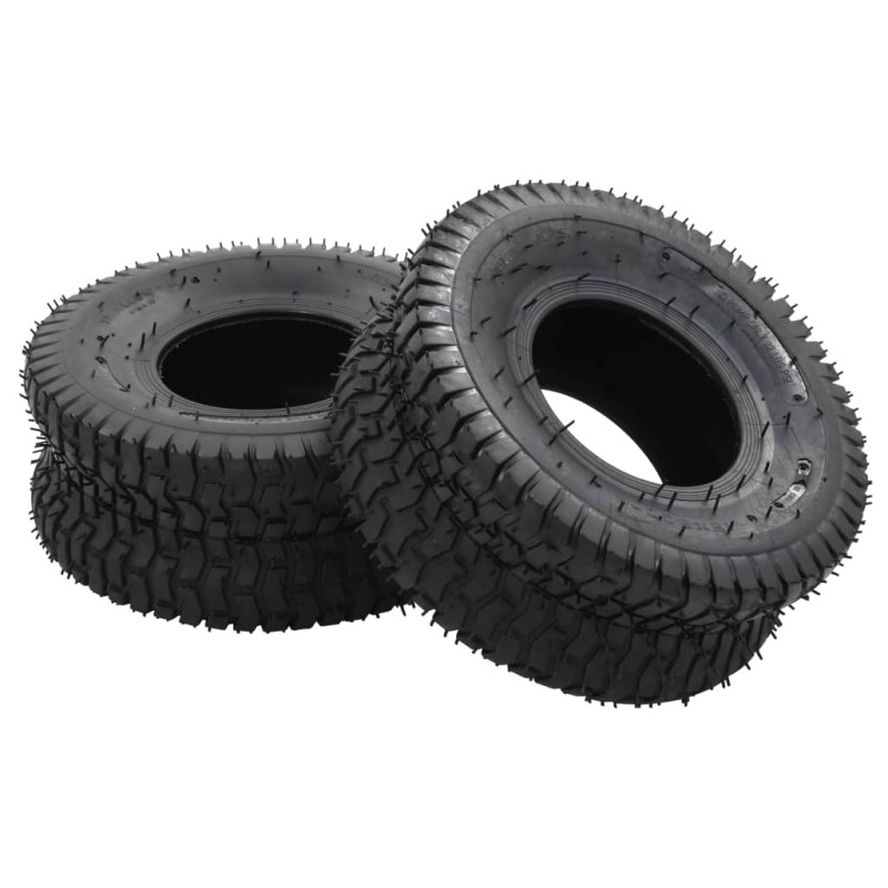 vidaXL Λάστιχα για Καρότσι 2 τεμ. 15x6.00-6 4PR από Καουτσούκ