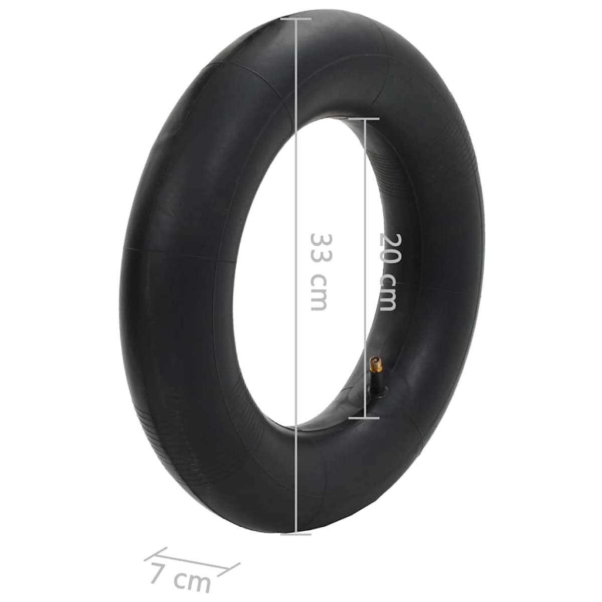 vidaXL Σαμπρέλες Καροτσιού 2 τεμ. 3.50-8/16x4/4.00-8/400x100 Καουτσούκ