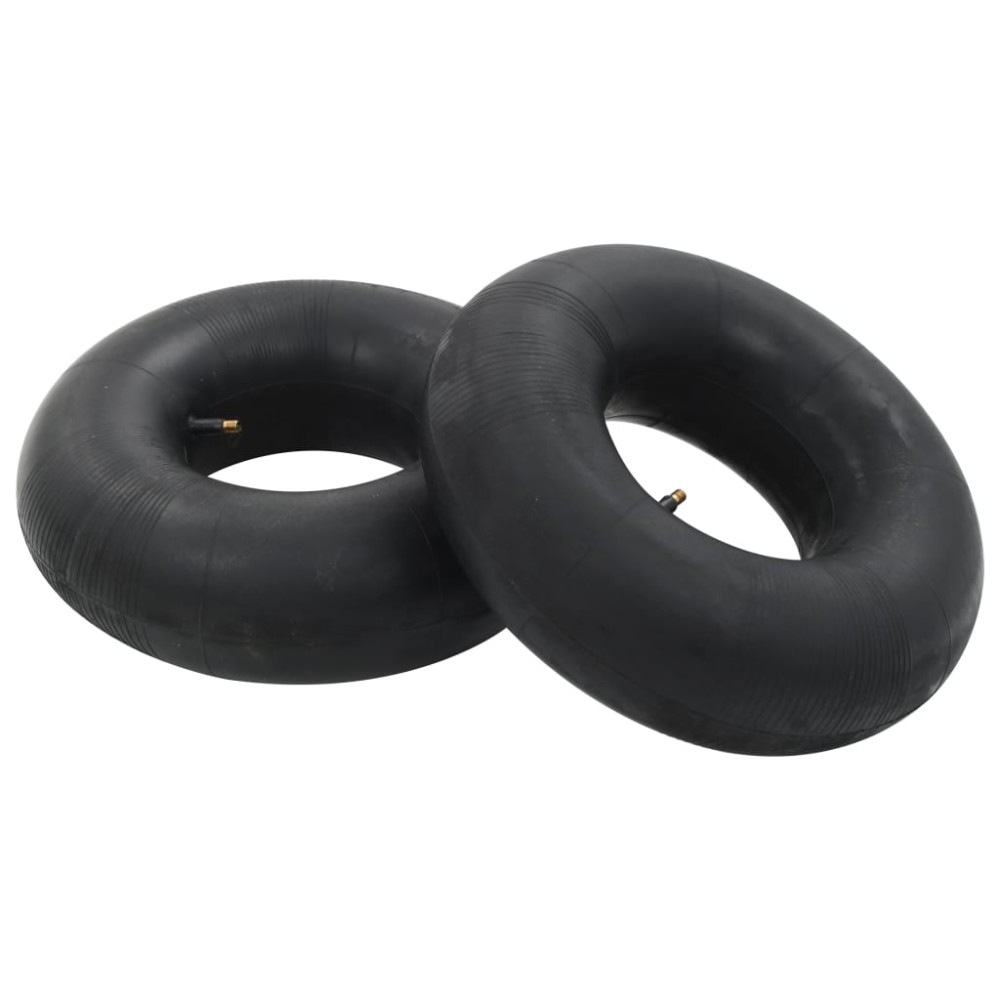 vidaXL Λάστιχα & Σαμπρέλες για Καρότσι 4 τεμ. 15x6.00-6 4PR Καουτσούκ