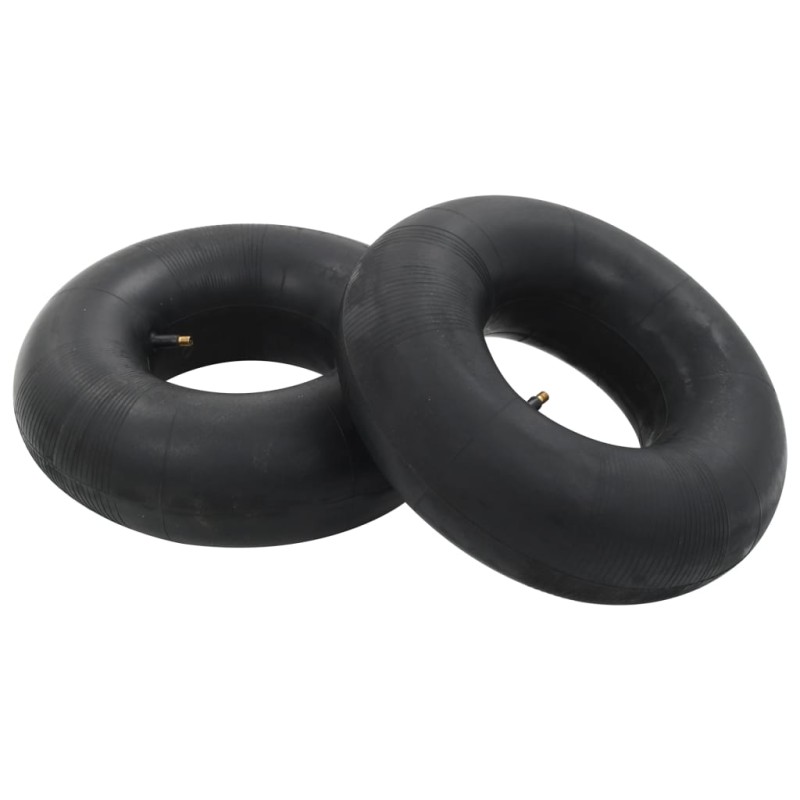 vidaXL Λάστιχα & Σαμπρέλες για Καρότσι 4 τεμ. 15x6.00-6 4PR Καουτσούκ