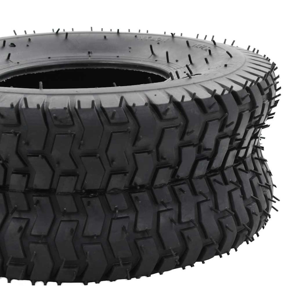 vidaXL Λάστιχα & Σαμπρέλες για Καρότσι 4 τεμ. 15x6.00-6 4PR Καουτσούκ