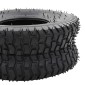 vidaXL Λάστιχα & Σαμπρέλες για Καρότσι 4 τεμ. 15x6.00-6 4PR Καουτσούκ