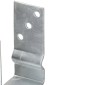 vidaXL Στηρίγματα Περίφραξης 6 τεμ. Ασημί 8x6x15 εκ. Γαλβανισμ. Ατσάλι