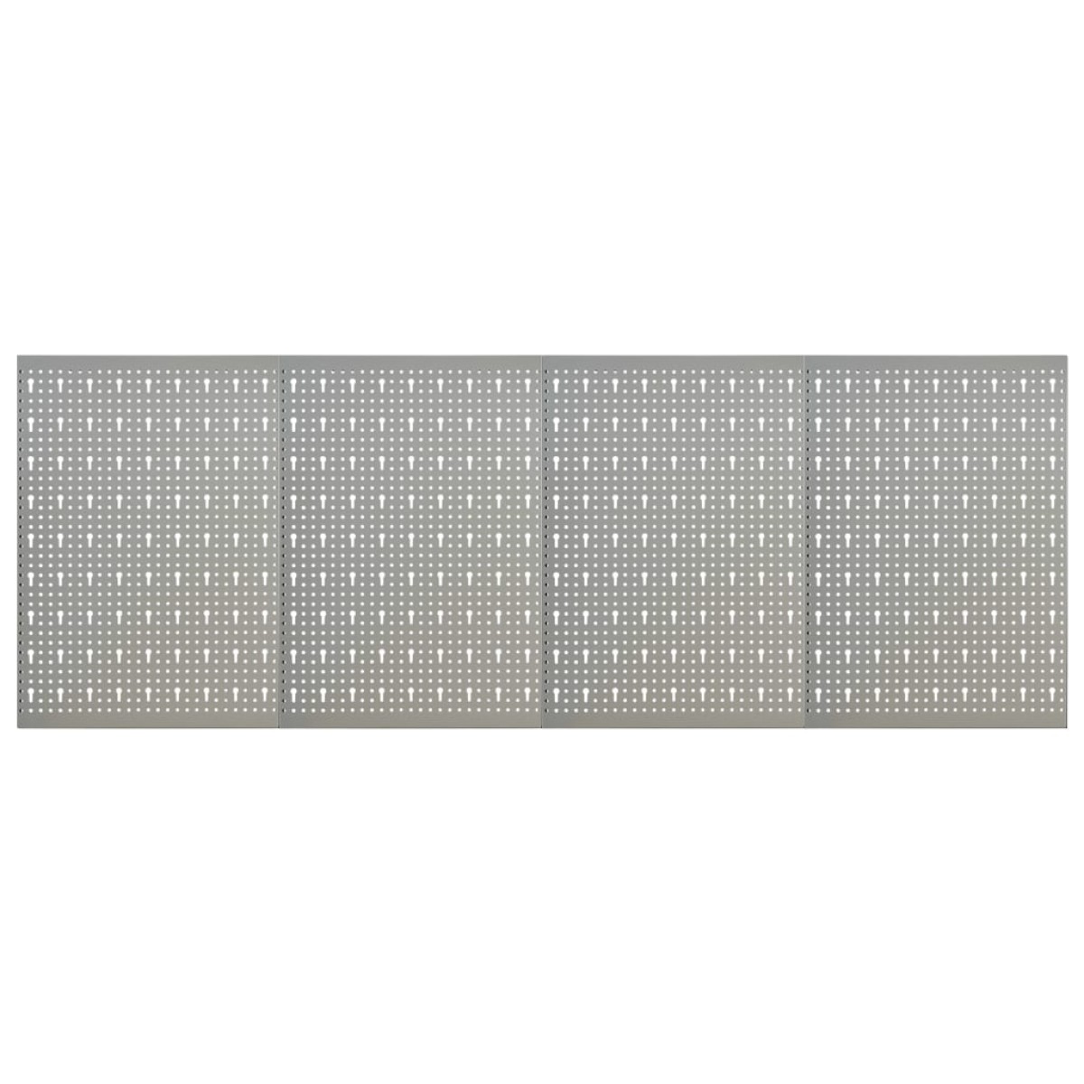 vidaXL Πλάτες Εργαλείων Τοίχου Διάτρητες 4 τεμ. 40 x 58 εκ. Ατσάλινες