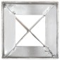 vidaXL Στηρίγματα Εδάφους 2 τεμ. Ασημί 12x12x89 εκ. Γαλβανισμ. Ατσάλι