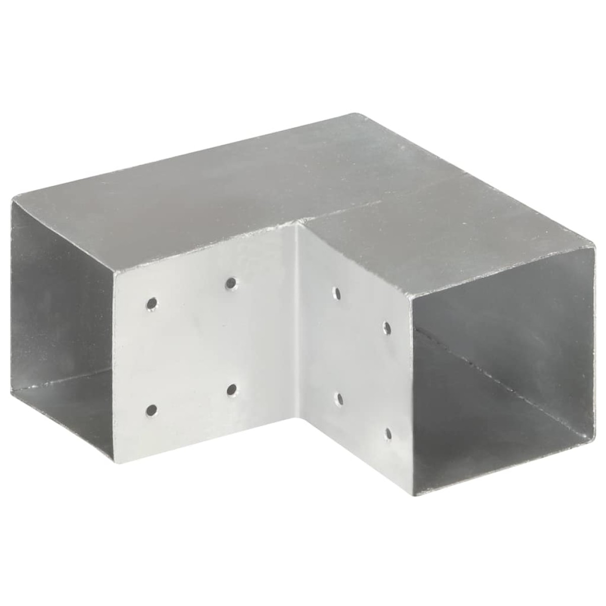 vidaXL Σύνδεσμος Στύλου Σχήματος L 101x101 χιλ. από Γαλβανισμ. Μέταλλο