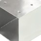 vidaXL Σύνδεσμος Στύλου Σχήματος T 101x101 χιλ. από Γαλβανισμ. Μέταλλο