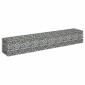 vidaXL Συρματοκιβώτιο-Γλάστρα Υπερυψωμένη 180x30x30 εκ. Γαλβ. Χάλυβας