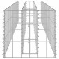 vidaXL Συρματοκιβώτιο-Γλάστρα Υπερυψωμένη 180x30x30 εκ. Γαλβ. Χάλυβας