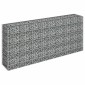 vidaXL Συρματοκιβώτιο-Γλάστρα Υπερυψωμένη 180x30x90 εκ. Γαλβ. Χάλυβας