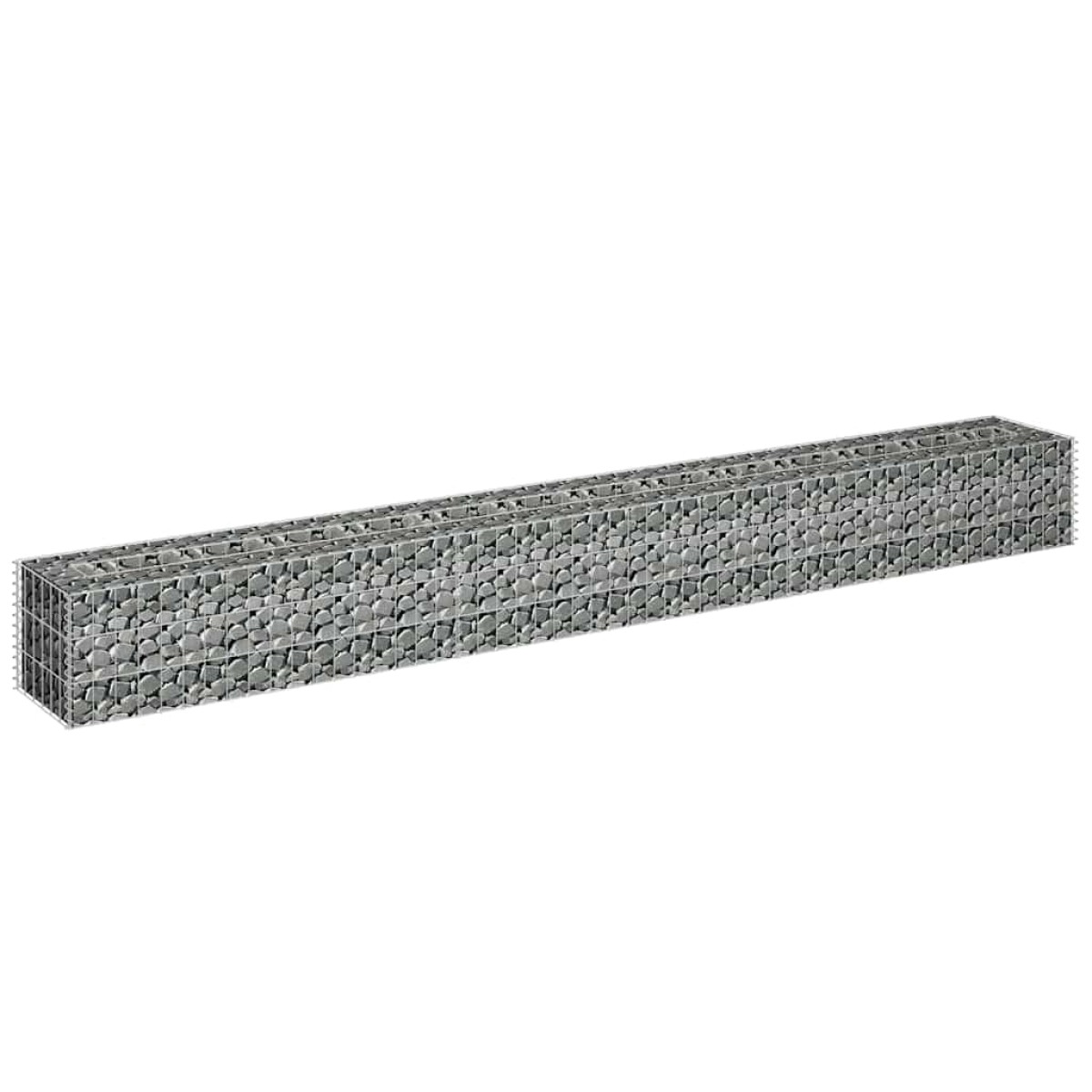 vidaXL Συρματοκιβώτιο-Γλάστρα Υπερυψωμένη 270x30x30 εκ. Γαλβ. Χάλυβας