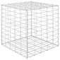 vidaXL Συρματοκιβώτιο Κύβος 50 x 50 x 50 εκ. από Ατσάλινο Σύρμα