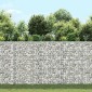 vidaXL Συρματοκιβώτιο-Γλάστρα Υπ. Τραπέζιο 100x20x100 εκ Γαλβ. Χάλυβας