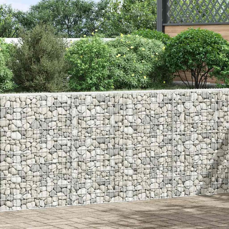 vidaXL Συρματοκιβώτιο-Γλάστρα Υπ. Τραπέζιο 150x20x100 εκ Γαλβ. Χάλυβας