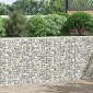 vidaXL Συρματοκιβώτιο-Γλάστρα Υπ. Τραπέζιο 150x20x100 εκ Γαλβ. Χάλυβας