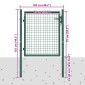 vidaXL Πόρτα Περίφραξης Πράσινη 100 x 75 εκ. Ατσάλινη