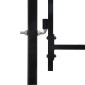 vidaXL Πόρτα Περίφραξης Διπλή με Λόγχες 400 x 200 εκ.