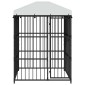 vidaXL Κλουβί Σκύλου Εξωτερικού Χώρου 150 x 150 x 210 εκ. με Στέγαστρο