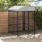 vidaXL Κλουβί Σκύλου Εξωτερικού Χώρου 150 x 150 x 210 εκ. με Στέγαστρο