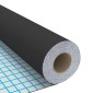 vidaXL Μεμβράνη Αυτοκόλλητη για Έπιπλα Μαύρη 500 x 90 εκ. από PVC