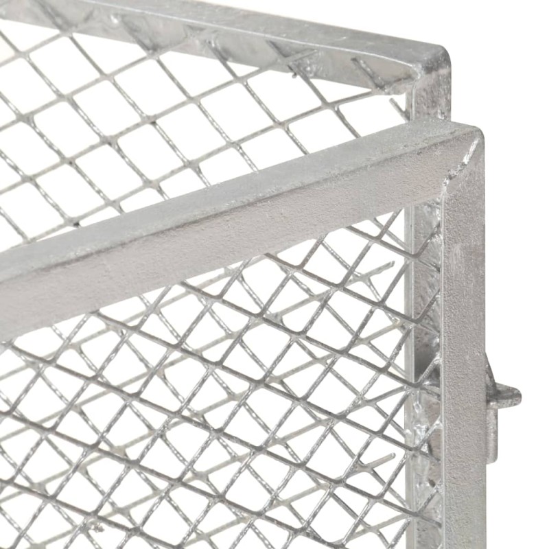 vidaXL Κομποστοποιητής Κήπου 85 x 85 x 70 εκ. Γαλβανισμένος Σίδηρος