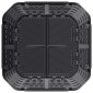 vidaXL Κάδος Κομποστοποίησης Μαύρος 93,3 x 93,3 x 113 εκ. 740 Λίτρων