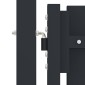 vidaXL Πόρτα Περίφραξης Διπλή Ανθρακί 306 x 175 εκ. Ατσάλινη