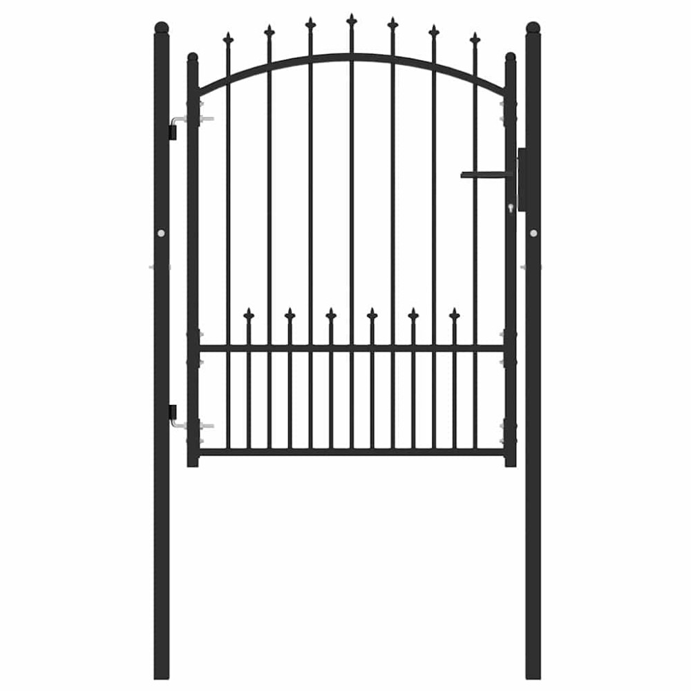 vidaXL Πύλη Φράχτη με Ακίδες EMMEN 100 x 125 cm