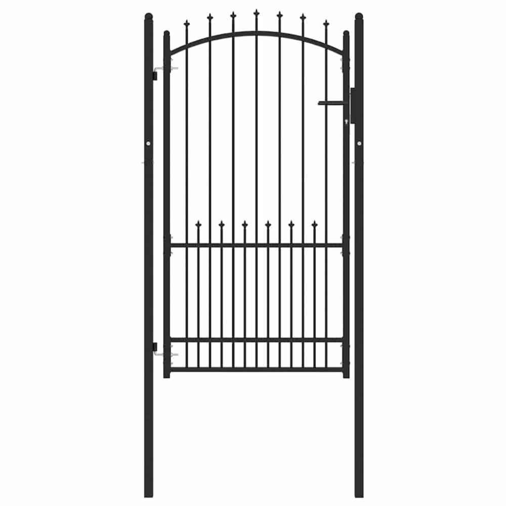 vidaXL Πύλη Φράχτη με Ακίδες EMMEN 100 x 175 cm