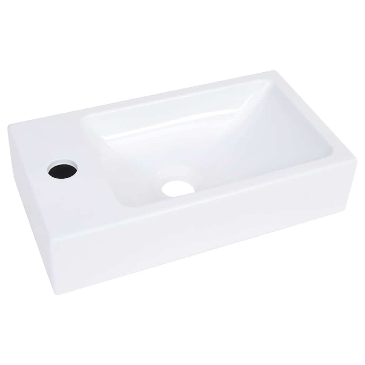 vidaXL Νιπτήρας Λευκός 400 x 220 x 90 χιλ. από SMC